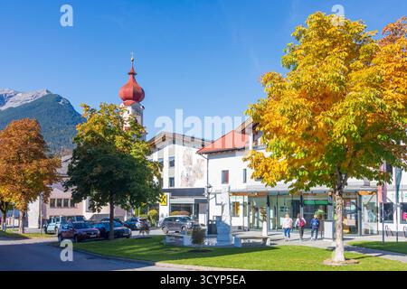chiesa Ehrwald Ehrwald Tiroler Zugspitz Arena Tirol, Tirolo Austria Foto Stock