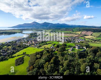 Castello di Dundrum, Co Down Foto Stock