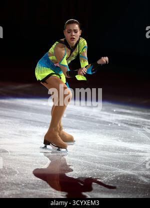 Adelina Sotnikova (RUS) 1. Mostra di pattinaggio artistico Iceberg Skating Palace XXII Giochi Olimpici invernali Sochi 2014 © diebilderwelt / Alamy Stock Foto Stock