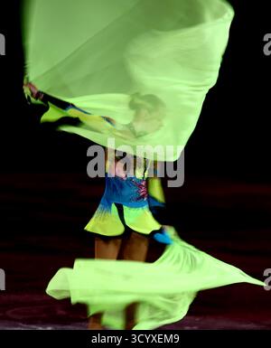 Adelina Sotnikova (RUS) 1. Mostra di pattinaggio artistico Iceberg Skating Palace XXII Giochi Olimpici invernali Sochi 2014 © diebilderwelt / Alamy Stock Foto Stock