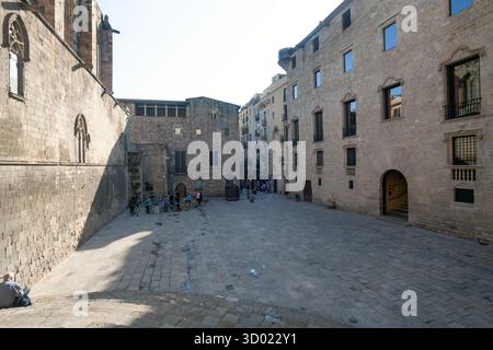 Barcellona, quartiere Gotico: Palazzo del Tenente. Catalogna Foto Stock