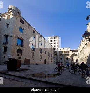 Barcellona, quartiere Gotico: Palazzo del Tenente. Catalogna Foto Stock