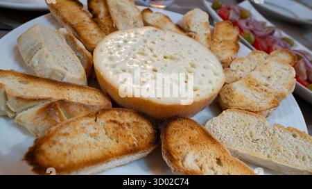Torta del Casar Cheese, specialità spagnole, gastronomia spagnola, Spagna, Europa Foto Stock