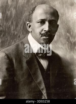 W.E.B. (William Edward Burghardt) Du Bois, 1868-1963, circa 1919 Foto Stock
