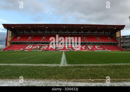 Vista generale dell'Oakwell Stadium davanti al Vertu Trophy Group D Match Barnsley vs Manchester United U21 a Oakwell, Barnsley, Regno Unito, 21 ottobre 2025 (foto di Richard Bierton/News Images) Foto Stock