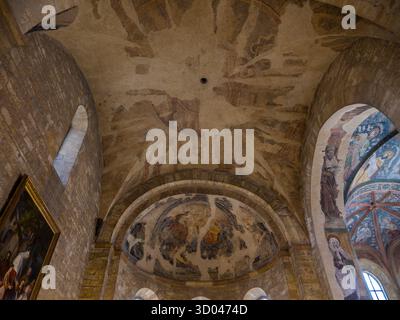 Basilica di San Giorgio, Bazilika svatého Jiří, Castello di Praga, Praga, Cechia, Europa, UE. Foto Stock