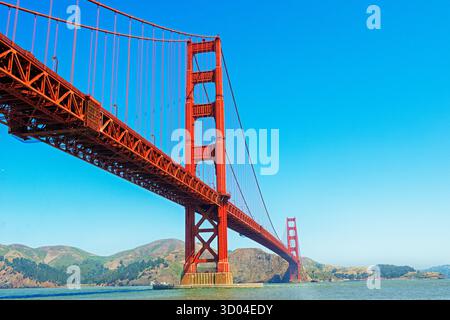 Golden Gate Bridge di San Francisco, California, Stati Uniti d'America Foto Stock