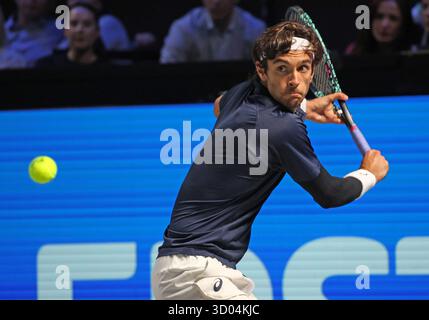 Vienna, Austria. 21 ottobre 2025. Tennis, ERSTE BANK APRE 2025 Lorenzo Musetti (ITA), Vienna, Austria, 21 ottobre 2025. Foto felice Calabro' Credit: Agenzia fotografica indipendente/Alamy Live News Foto Stock