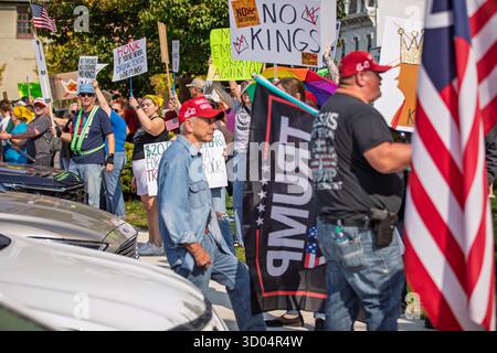 No Kings Rally, Mount Vernon OH Foto Stock