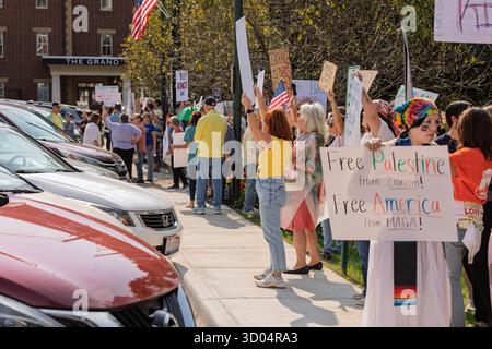 No Kings Rally, Mount Vernon OH Foto Stock