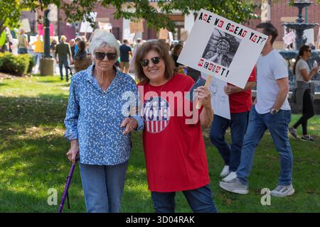 No Kings Rally, Mount Vernon OH Foto Stock