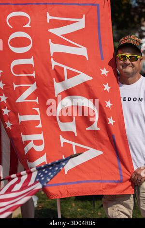 No Kings Rally, Mount Vernon OH Foto Stock