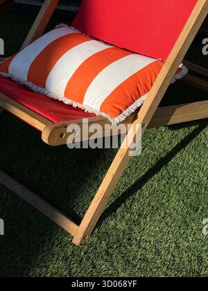 Sedia Transat Foto Stock