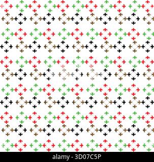 Schema Fleur-de-lis Illustrazione Vettoriale