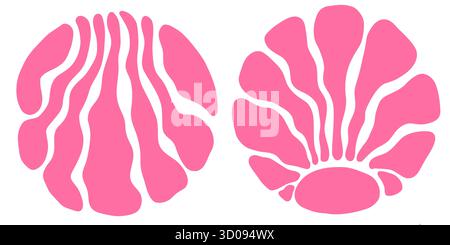 Sfondo vintage Sunburst con raggi radiali geometrici e linee ondulate. Design astratto rétro Sunshine, fantasia vettoriale psichedelica anni '70, giallo Illustrazione Vettoriale