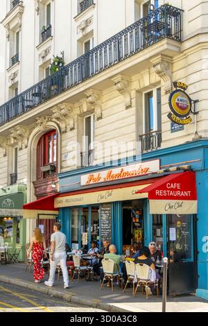Francia, Parigi, Montmartre, Montmartre Pub, Rue Joseph de Maistre, quartiere Abbesses Foto Stock