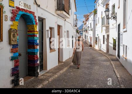 Spagna, Comunità Valenciana, Costa Blanca, Altea, città vecchia Foto Stock