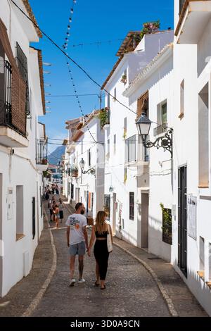 Spagna, Comunità Valenciana, Costa Blanca, Altea, città vecchia Foto Stock