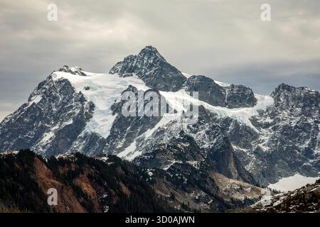 Monte Shuksan visto da Artist Point Foto Stock