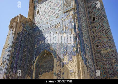 I resti del Palazzo Ak-Saray a Shahrisabz, Uzbekistan Foto Stock