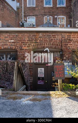 Staunton, Virginia, fine settimana in autunno Foto Stock