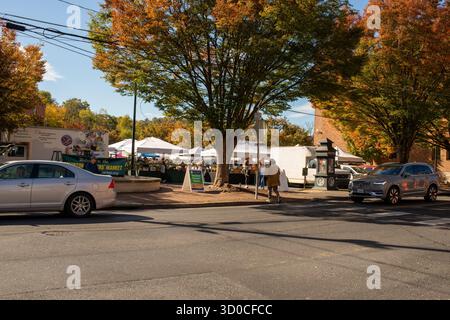 Staunton, Virginia, fine settimana in autunno Foto Stock