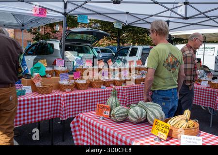 Staunton, Virginia, fine settimana in autunno Foto Stock