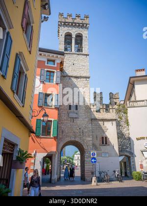 Porta di San Michele, Riva del Garda, Lago di Garda, Trento, Trentino, alto Adige, Italia settentrionale, Italia, Alpi, Dolomiti, Europa meridionale, Europa Foto Stock