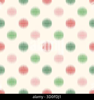 Motivo geometrico senza cuciture Holiday. Ornamento natalizio con il fiocco di neve. Texture decorativa Winte rsnowfall Illustrazione Vettoriale