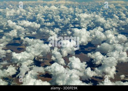 Volo Windhoek - Addis Abeba: Vista dall'aereo, regione di Khomas, Namibia Foto Stock