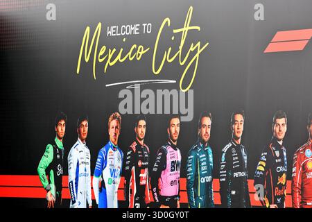 Città del Messico, Messico. 23 ottobre 2025. Atmosfera del circuito. 23.10.2025. Formula 1 World Championship, Rd 20, Mexican Grand Prix, città del Messico, Messico, giornata di preparazione. Crediti: James Moy/Alamy Live News Foto Stock