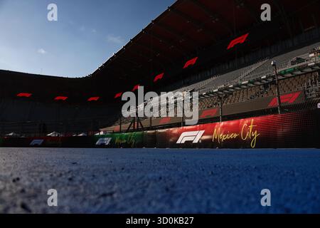 Città del Messico, Mexique. 23 ottobre 2025. Illustrazione della pista durante il Gran Premio di Formula 1 di città del Messico 2025, 20° round del Campionato del mondo di Formula 1 2025 FIA dal 24 al 26 ottobre 2025 sull'autodromo Hermanos Rodriguez, a città del Messico, Messico - foto DPPI Credit: DPPI Media/Alamy Live News Foto Stock