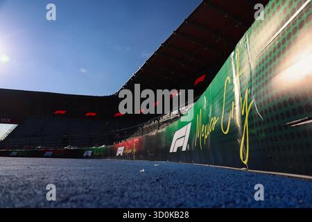 Città del Messico, Mexique. 23 ottobre 2025. Illustrazione della pista durante il Gran Premio di Formula 1 di città del Messico 2025, 20° round del Campionato del mondo di Formula 1 2025 FIA dal 24 al 26 ottobre 2025 sull'autodromo Hermanos Rodriguez, a città del Messico, Messico - foto DPPI Credit: DPPI Media/Alamy Live News Foto Stock