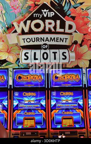 Nassau, Bahamas. 23 ottobre 2025. Una vista generale dell'atmosfera durante il torneo mondiale myVIP delle slot 2025 all'Atlantis Paradise Island Bahamas il 22 ottobre 2025 a Nassau, Bahamas. Foto: Casey Flanigan/imageSPACE per playSTUDIOS, INC Credito: Imagespace/Alamy Live News Foto Stock