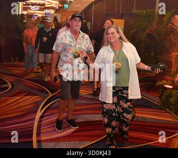 Nassau, Bahamas. 23 ottobre 2025. Atmosfera durante il torneo mondiale di slot machine myVIP 2025 all'Atlantis Paradise Island Bahamas il 22 ottobre 2025 a Nassau, Bahamas. Foto: Casey Flanigan/imageSPACE per playSTUDIOS, INC Credito: Imagespace/Alamy Live News Foto Stock