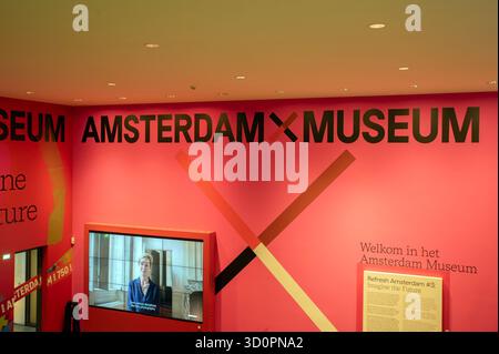 Ingresso al Museo di Amsterdam ad Amsterdam Paesi Bassi 22-10-2025 Foto Stock