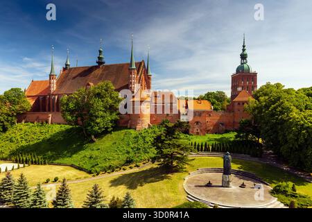Collina della Cattedrale di Frombork, Warmia, Polonia Foto Stock
