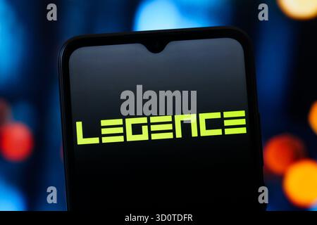 Canada. 24 ottobre 2025. In questa immagine, il logo Legence Corp. Viene visualizzato sullo schermo di uno smartphone. (Credit Image: © Thomas Fuller/SOPA Images via ZUMA Press Wire) SOLO PER USO EDITORIALE! Non per USO commerciale! Foto Stock