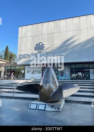 ISTANBUL, TURCHIA - 21 OTTOBRE: Museo navale di Istanbul nel distretto di Besiktas il 21 ottobre 2025 a Istanbul, Turchia. Il Museo Navale è uno dei più eminenti musei navali della Turchia. Foto Stock