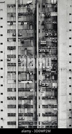 Alloggi pubblici, Aberdeen, Hong Kong Foto Stock