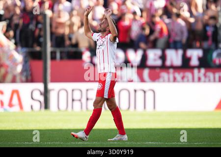 Barcellona, Spagna. 25 ottobre 2025. Durante la partita di UEFA Champions League, tra FC Barcelona e Olympiacos FC, lo stadio Lluis Companys il 21 ottobre 2025 a Barcellona, Spagna. (Foto di Bagu Blanco/PRESSIN) credito: PRESSINPHOTO SPORTS AGENCY/Alamy Live News Foto Stock