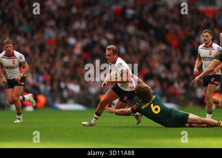 Wembley Stadium, Londra, Regno Unito. 25 ottobre 2025. Rugby League Ashes, Inghilterra contro Australia; credito: Action Plus Sports/Alamy Live News Foto Stock
