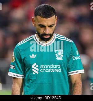 Londra, Regno Unito. 25 ottobre 2025. Londra, Regno Unito. 25 ottobre 2025. Brentford V Liverpool - Premier League - GTech Community Stadium - Londra. Mo Salah di Liverpool. Crediti immagine: Mark Pain / Alamy Live News Foto Stock