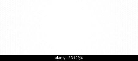 Struttura dello sfondo sanitario, telaio laterale esagonale con spazio di copia centrale luminoso, sfondo bianco BG minimo per la telemedicina Illustrazione Vettoriale