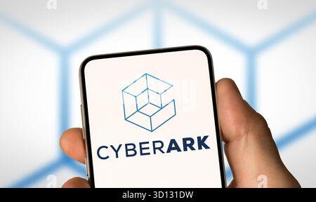 Società di sicurezza informatica CyberArk Foto Stock
