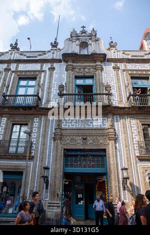 Casa del Azulejos, ristorante Sanborns a città del Messico, messico Foto Stock