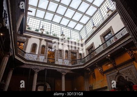 Casa del Azulejos, ristorante Sanborns a città del Messico, messico Foto Stock