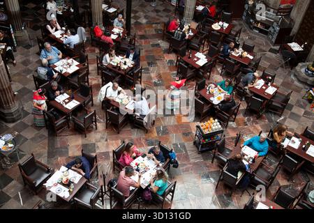 Casa del Azulejos, ristorante Sanborns a città del Messico, messico Foto Stock