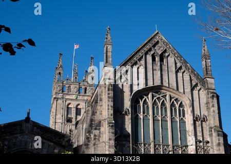 La Chiesa di Santa Maria, Warwick, Warwickshire, Inghilterra, Regno Unito Foto Stock