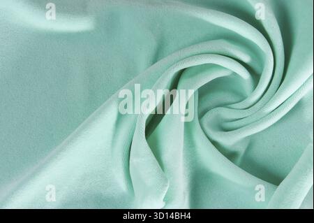 Nuovo tessuto per abbigliamento e accessori con pieghe in velluto Foto Stock